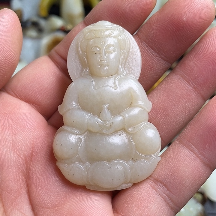 吊坠(不含链)未镶嵌和田玉