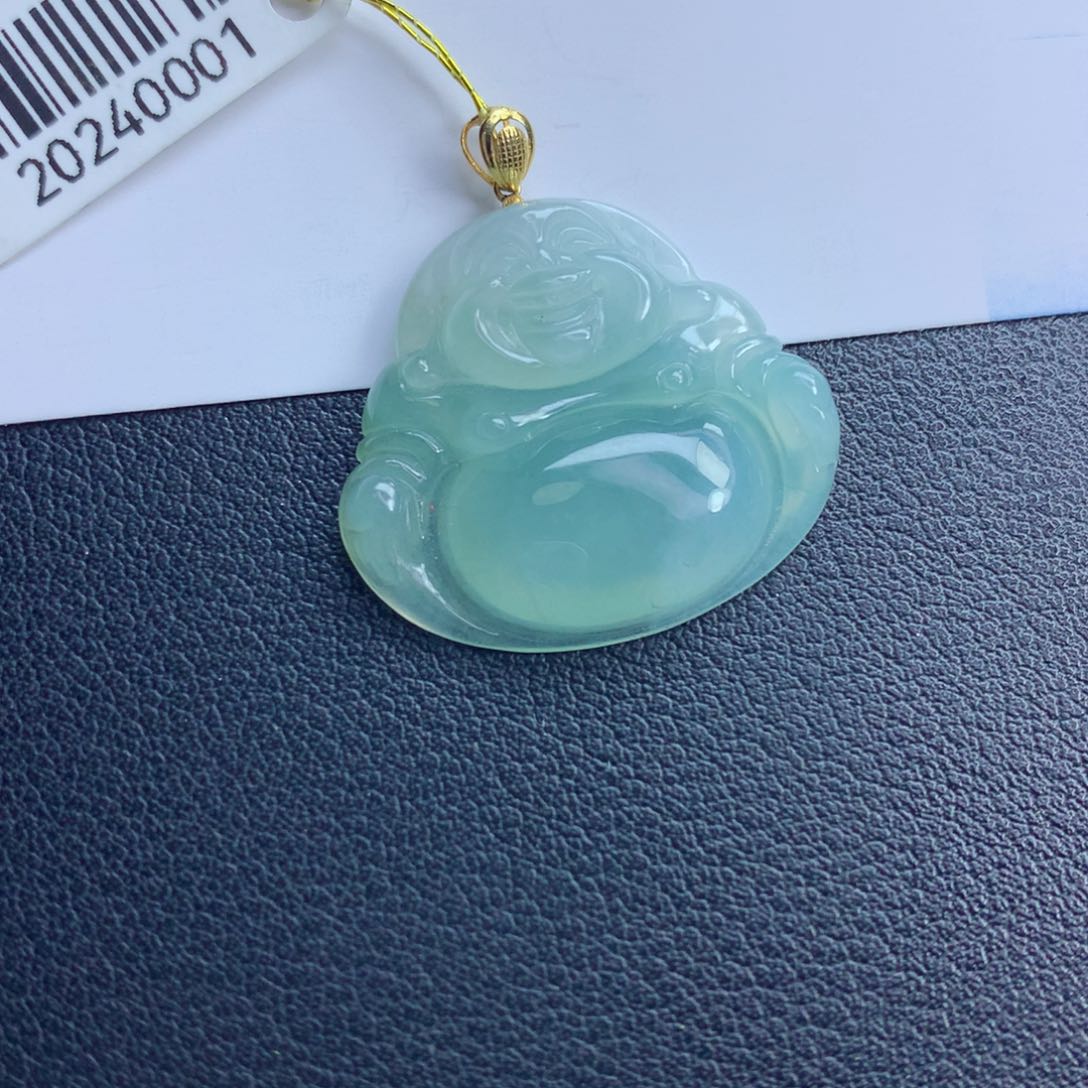 翡翠颈饰未镶嵌B***y佛公
