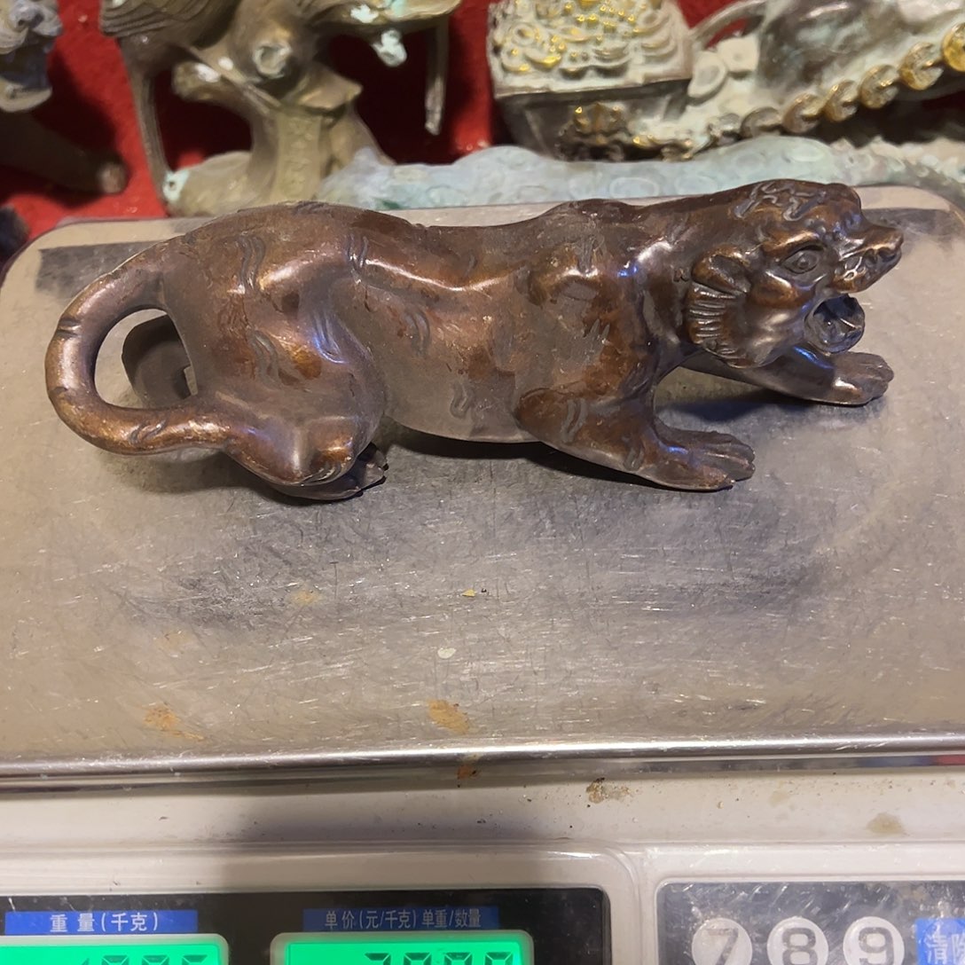 黄铜摆件，文房摆件