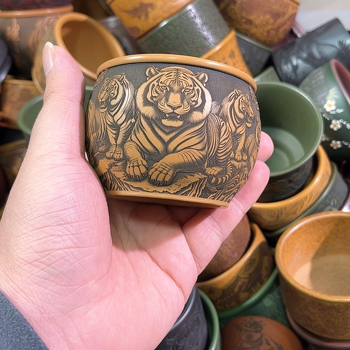 茶杯紫砂全手工紫砂主人杯