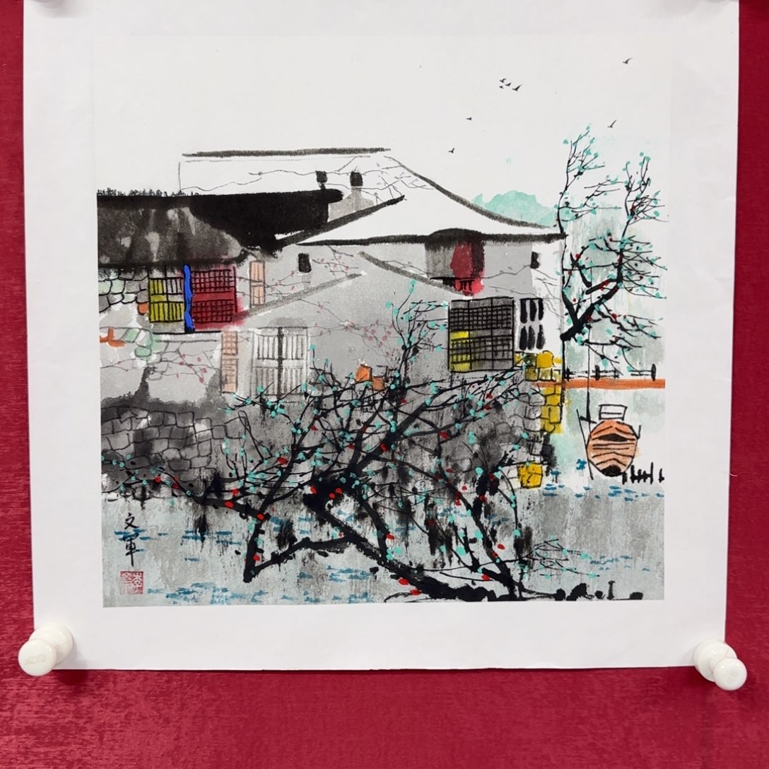 国画国画李文军老师精品