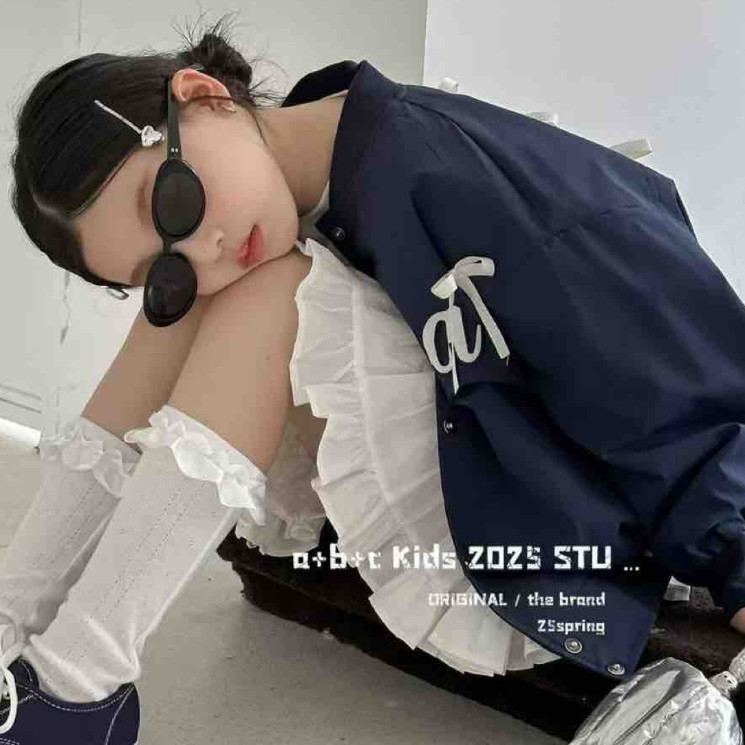 女常规春季休闲风普通外套少女jk拉链衫百搭长筒韩版