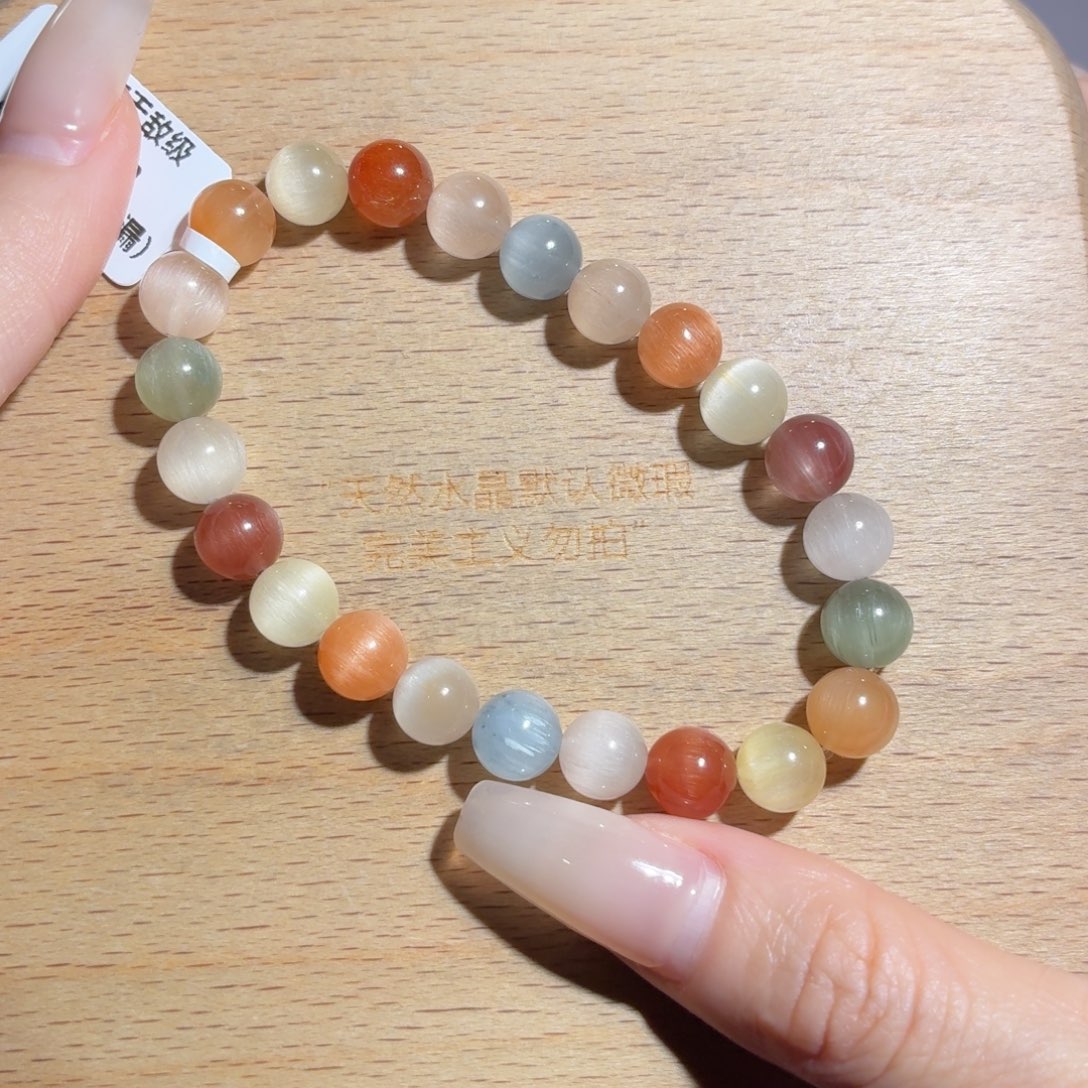 未镶嵌手链水晶209号多样性发一F8+