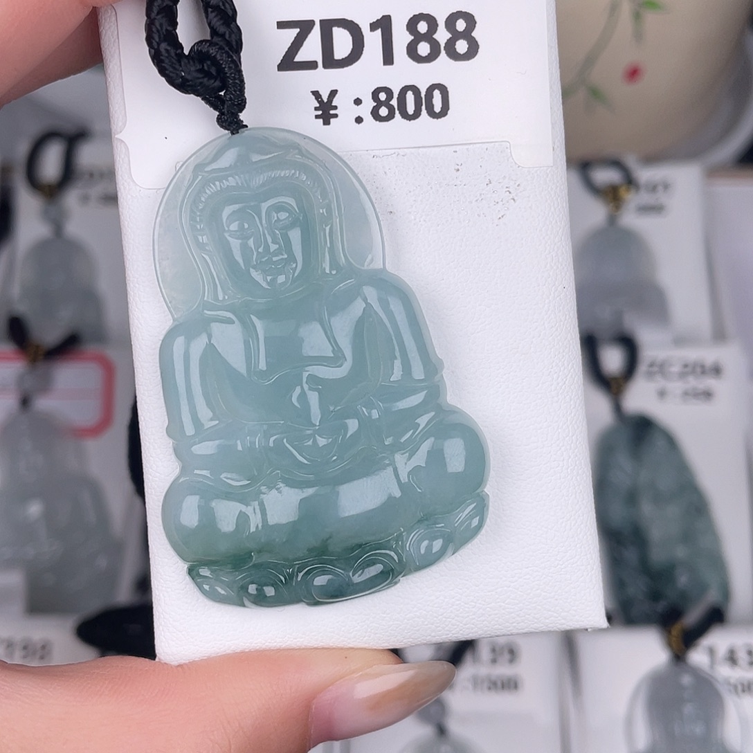 翡翠未镶嵌颈饰zd188