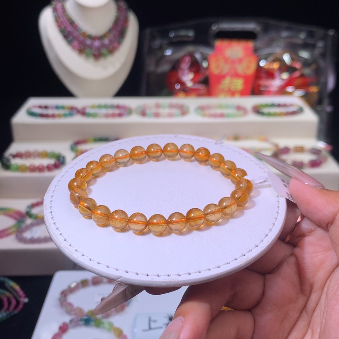 碧玺手链未镶嵌碧玺