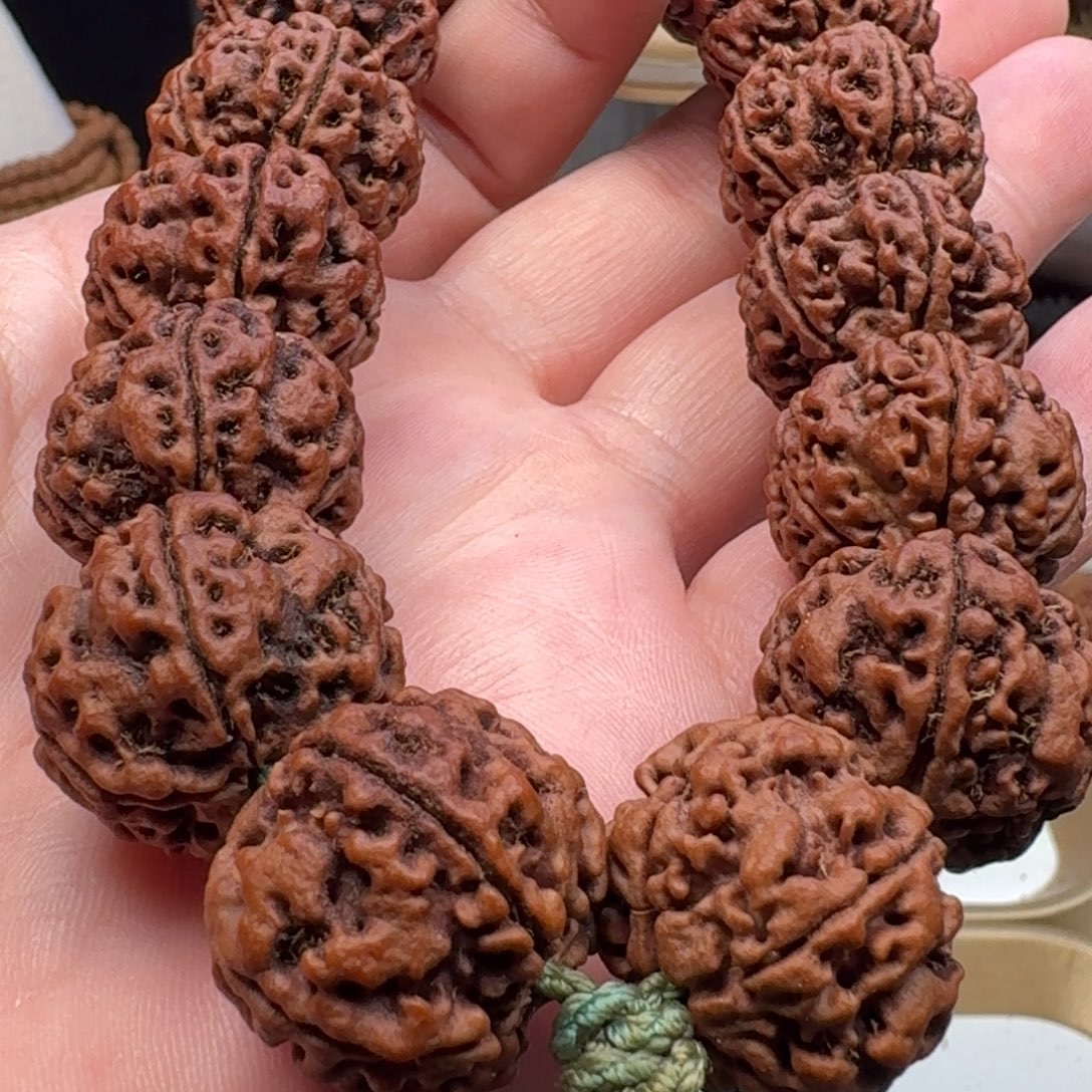 怒***涛金刚菩提手串粗筋双龙