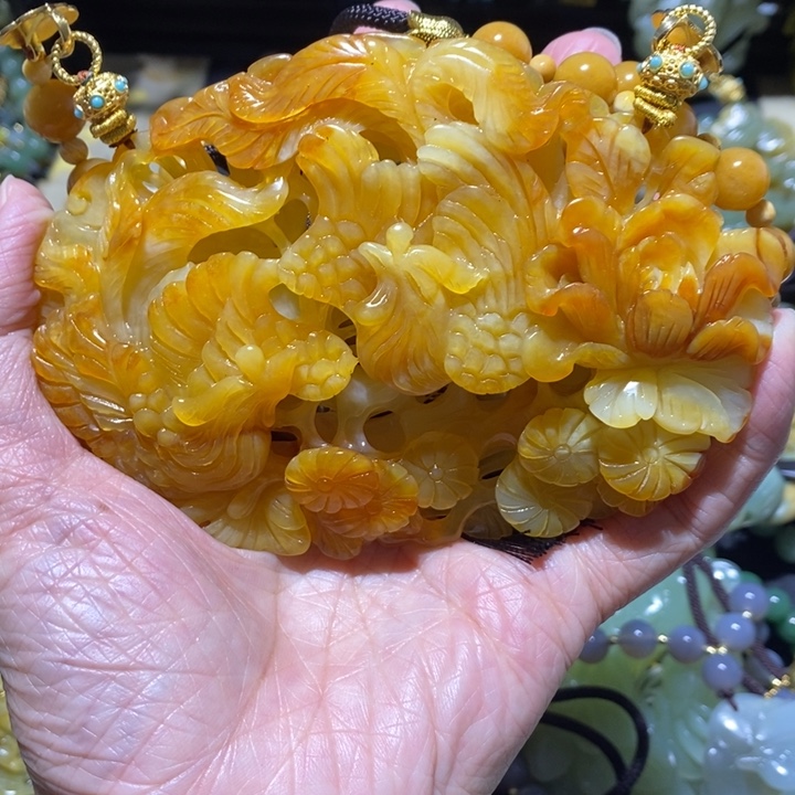 岫玉岫玉吊坠未镶嵌毛****0