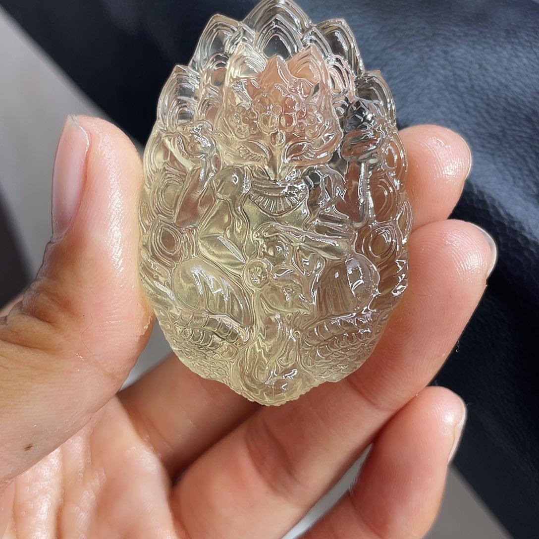 水晶吊坠(不含链)未镶嵌吊坠