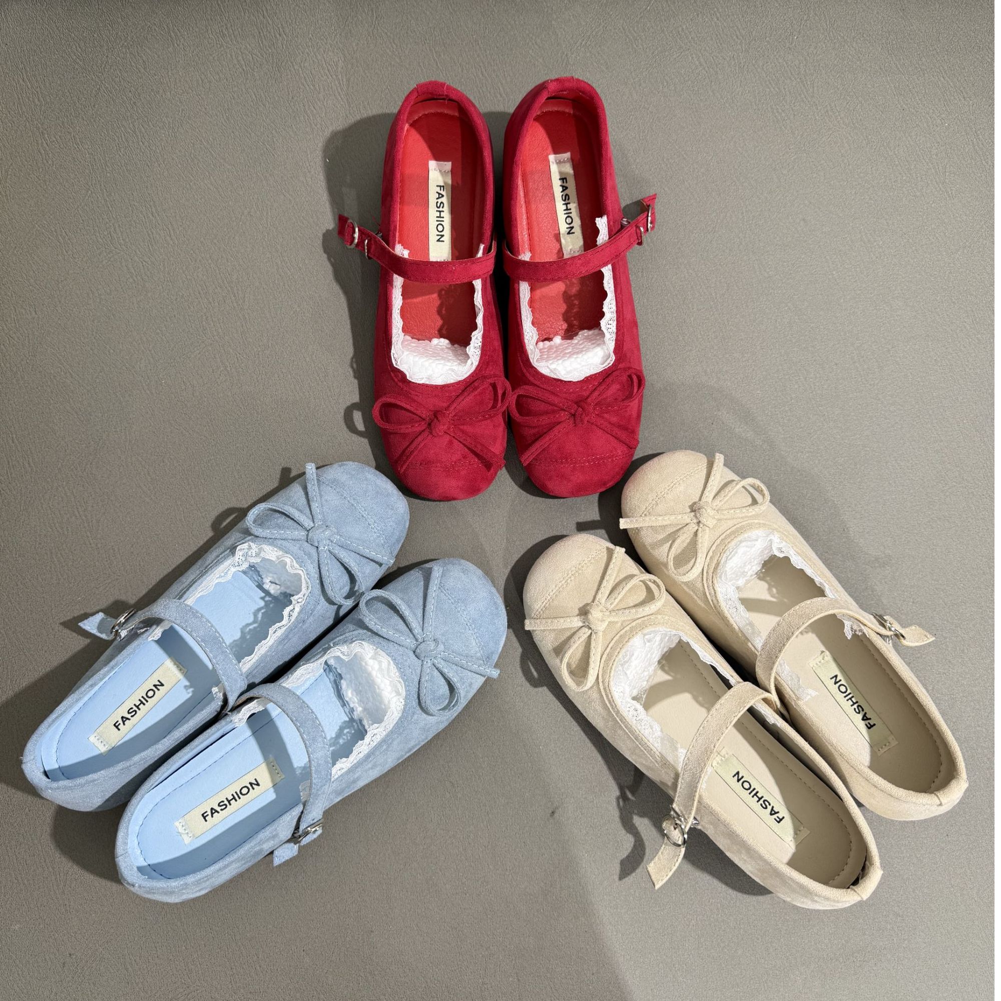 增高4.5）法式芭蕾鞋温柔仙女风百搭春夏软底复古浅口单鞋