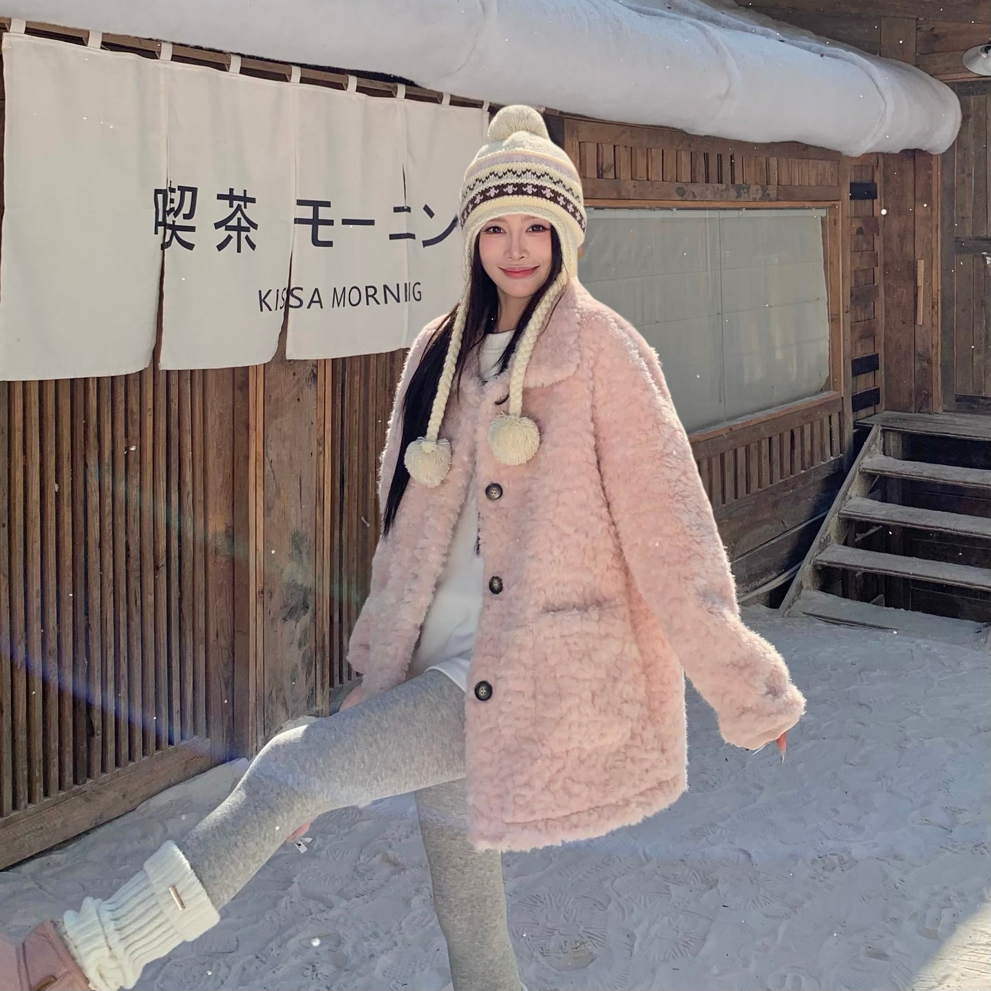 3MER 精致韩女毛毛外套