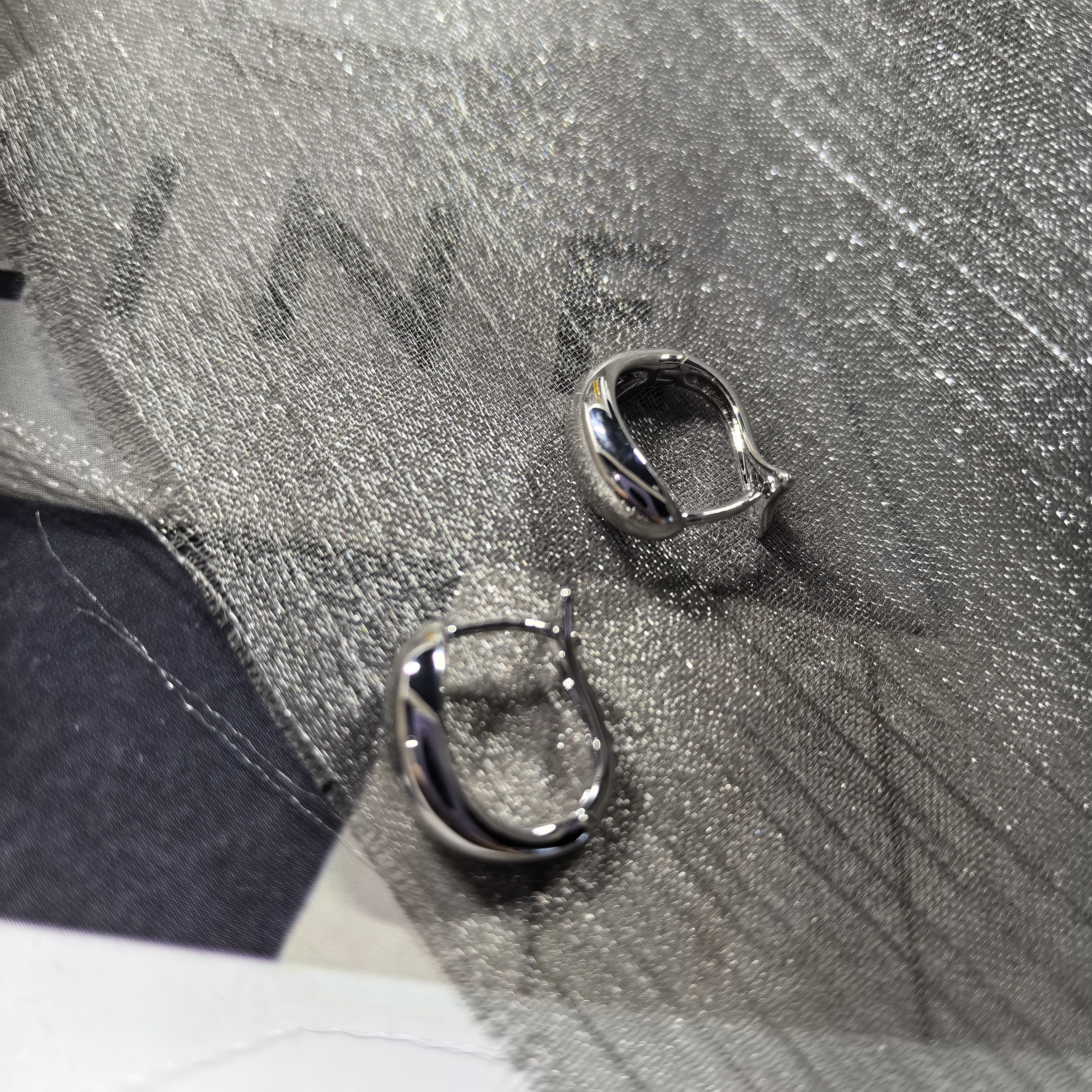 铜合金耳饰 铜合金耳饰 时尚小众高级感宽月牙耳扣-鱼尾耳扣0473