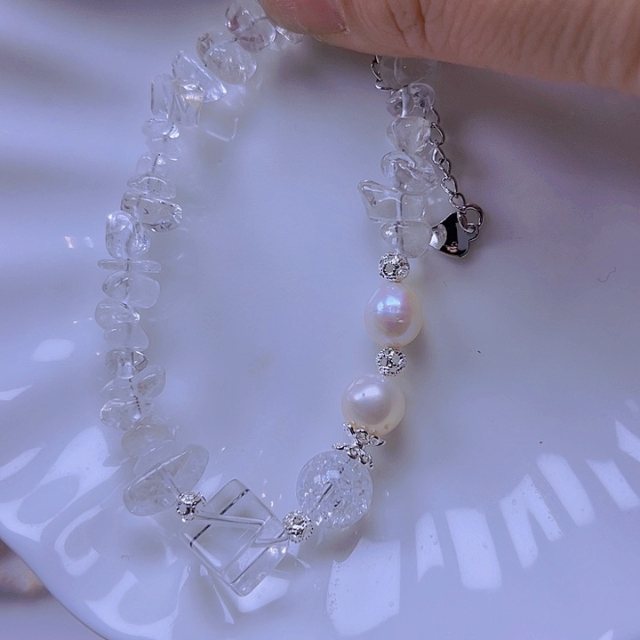 淡水珍珠手绳合金