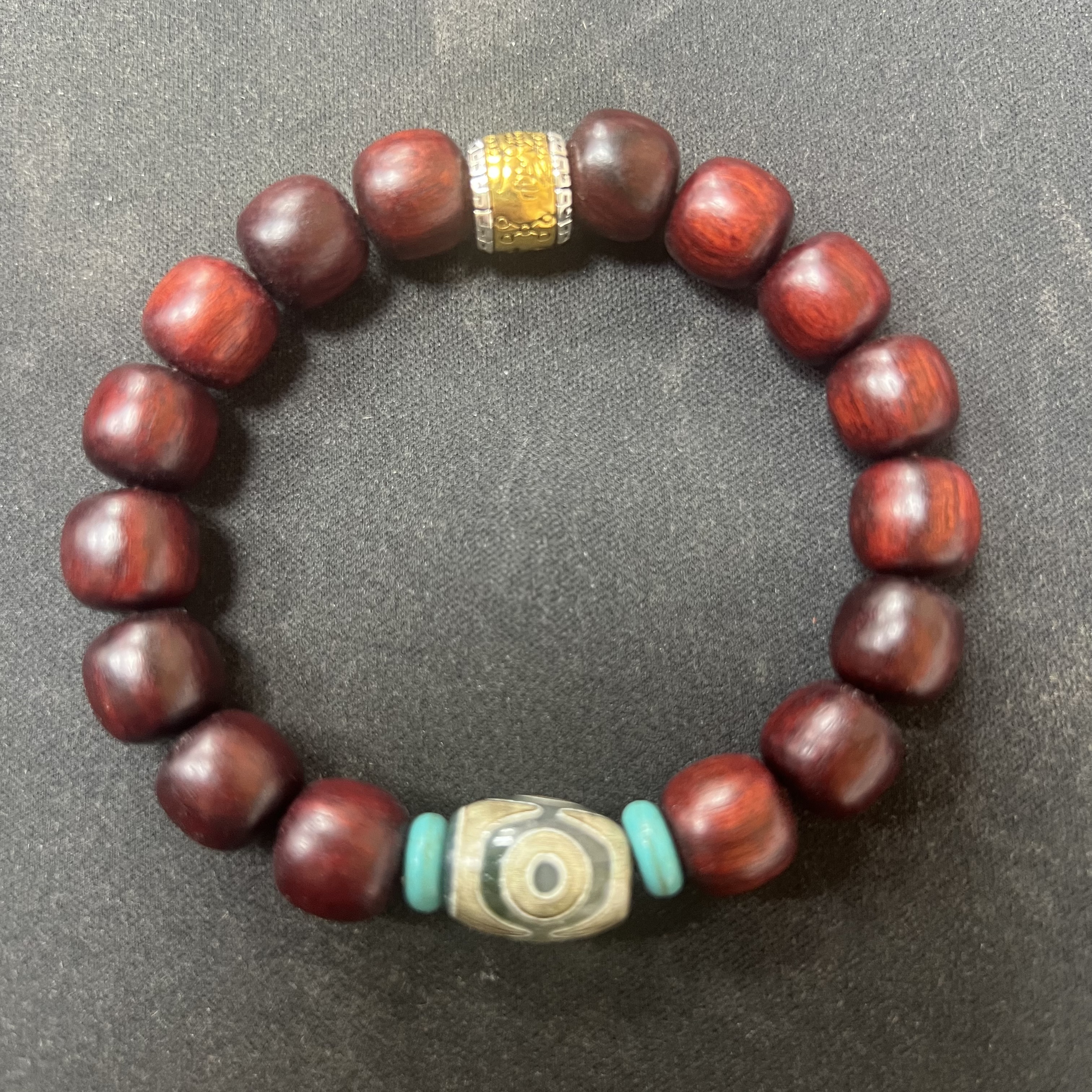 【无礼盒】小叶紫檀精品手串YW157