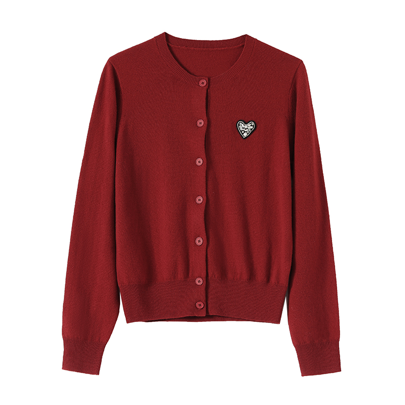 时尚百搭羊毛开衫WH-24237