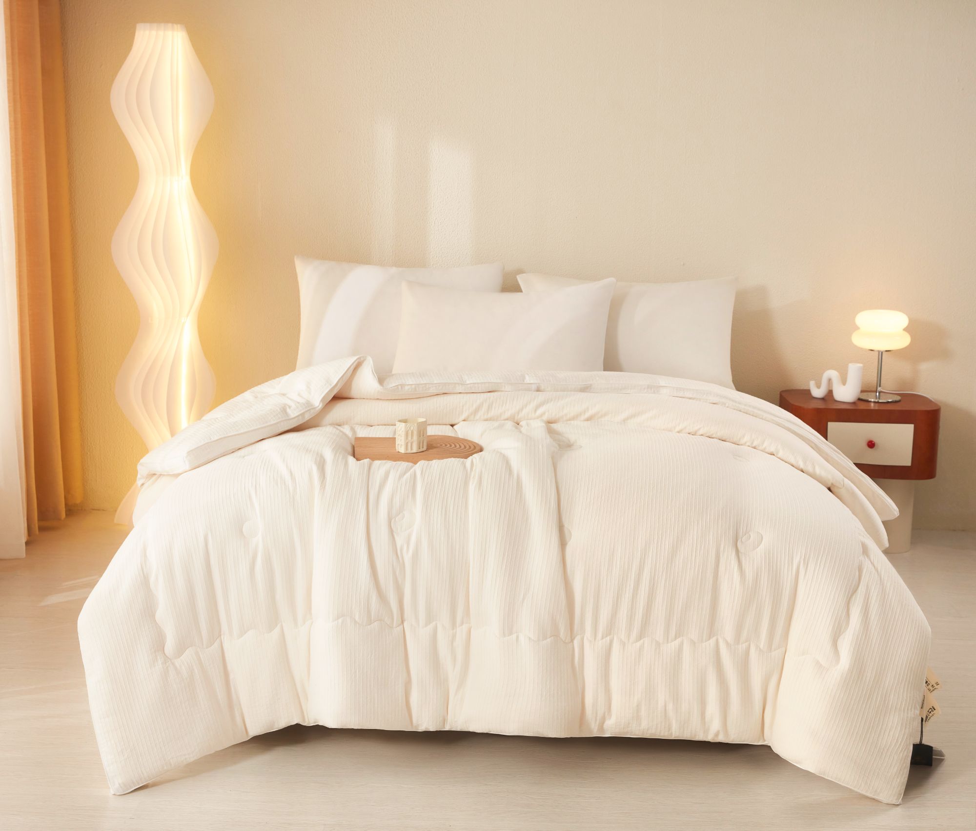 无染无压力丨A类全棉50%大豆被保暖蓬松加厚冬被被子被芯床上用品