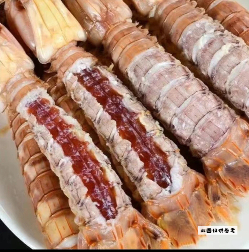 全母带膏带壳皮皮虾野生海捕500克/盒 顺丰包邮 虾爬子虾虎带膏