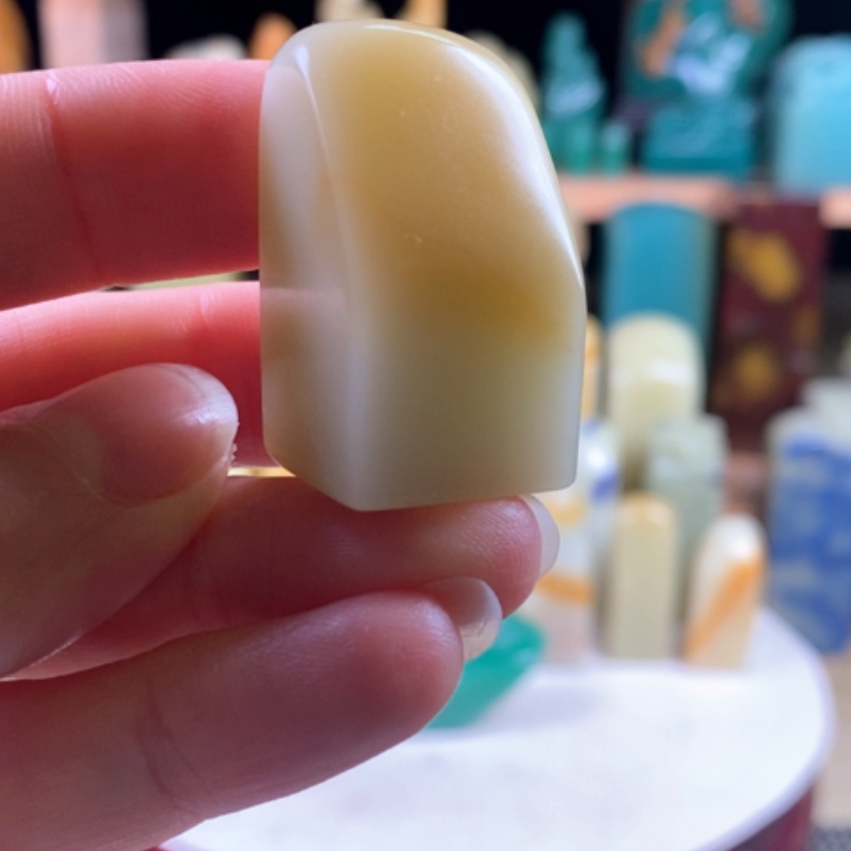 【闪购商品】青田石封门金玉冻………….