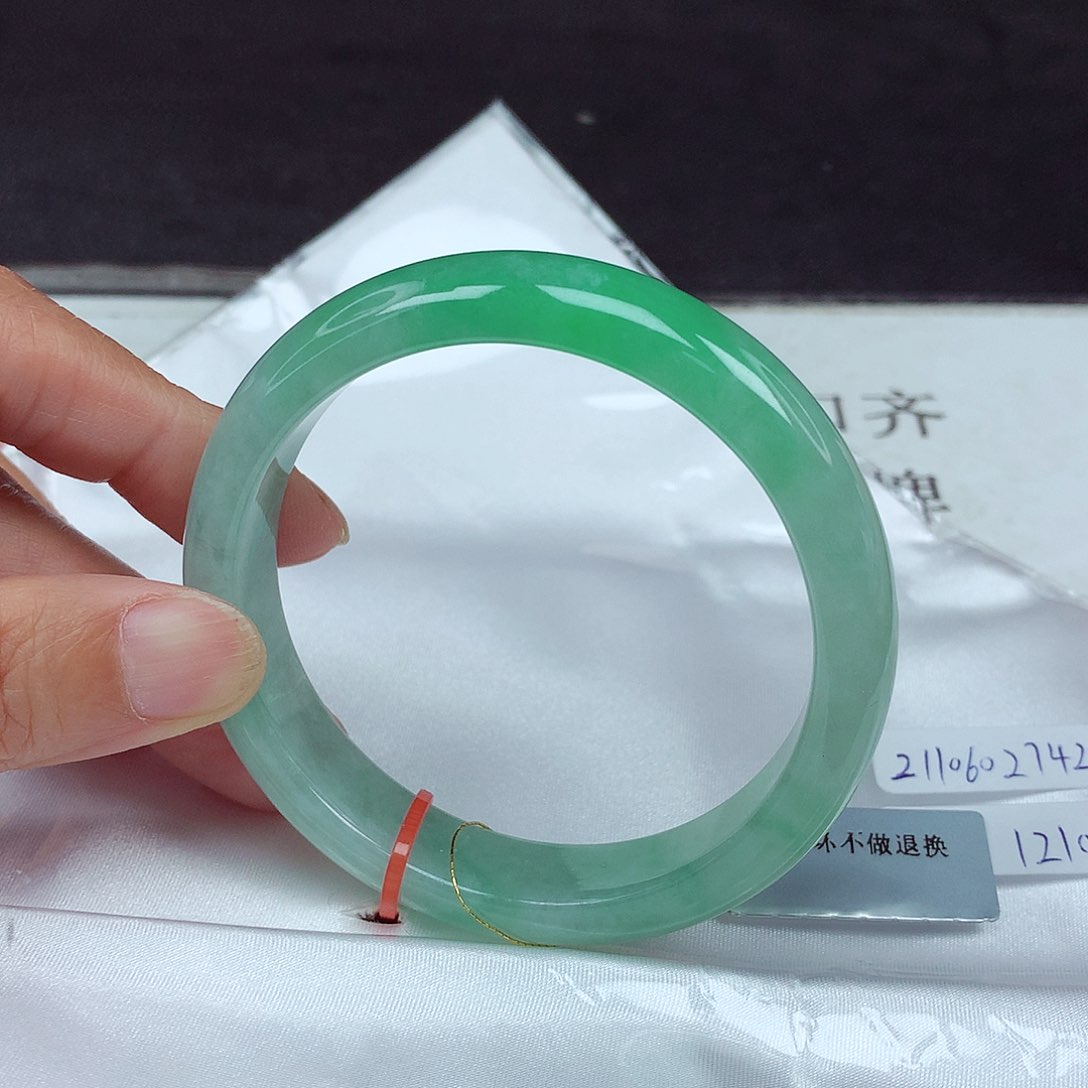 未镶嵌手镯翡翠60圈2742
