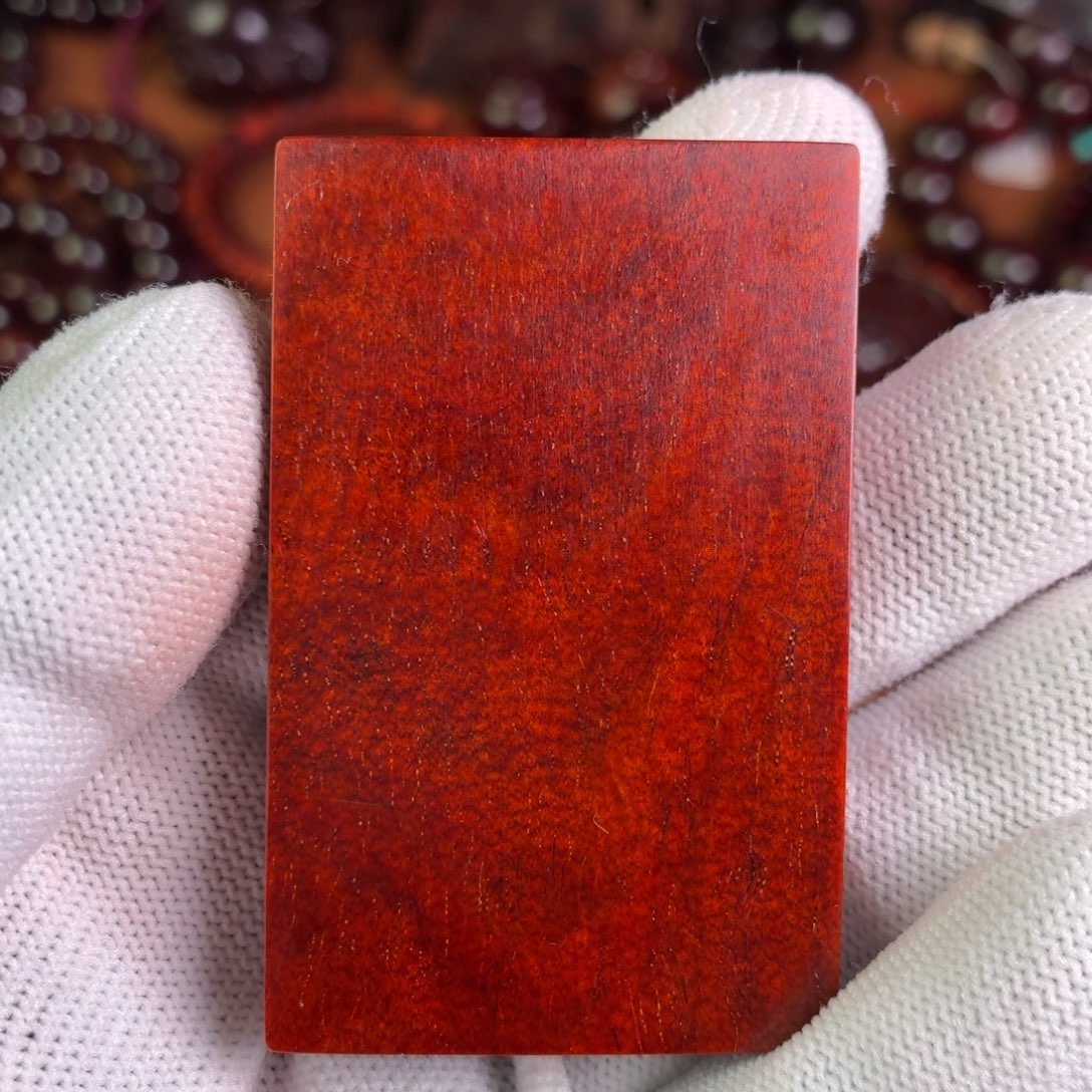 远***来手串/手链小叶紫檀龙鳞无事牌