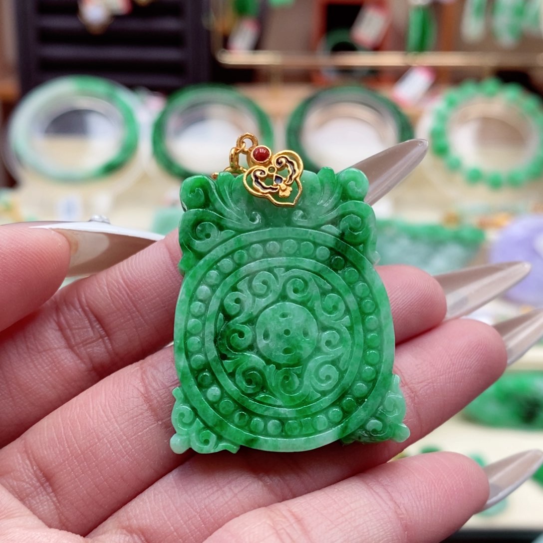 颈饰未镶嵌翡翠翡翠吊坠