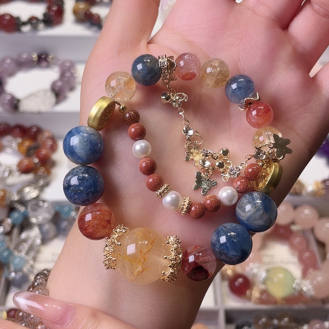 水晶手链银S925镶嵌尺寸