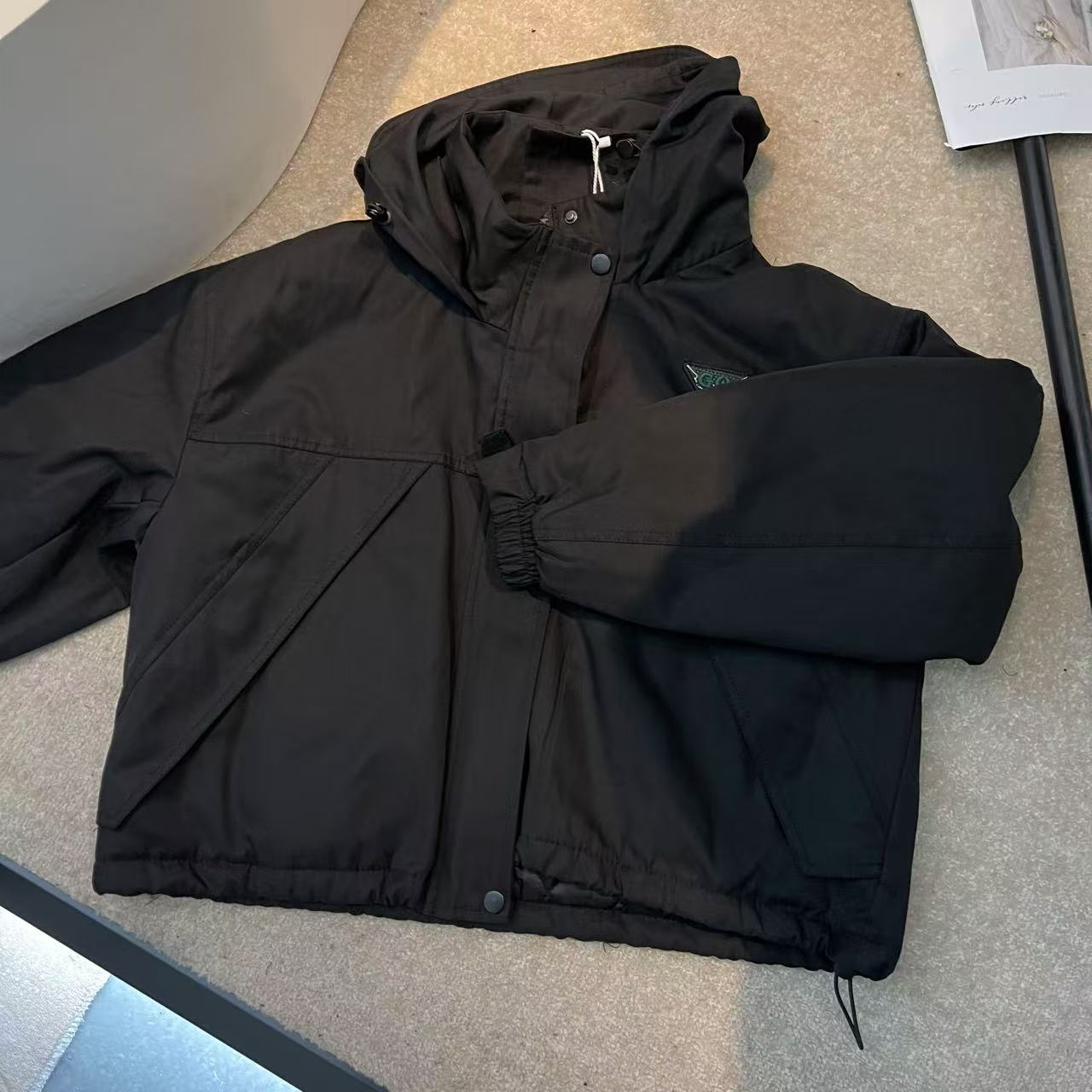 《优麦汇》YH302冬款棉服长款设计感百搭时尚外套休闲女款