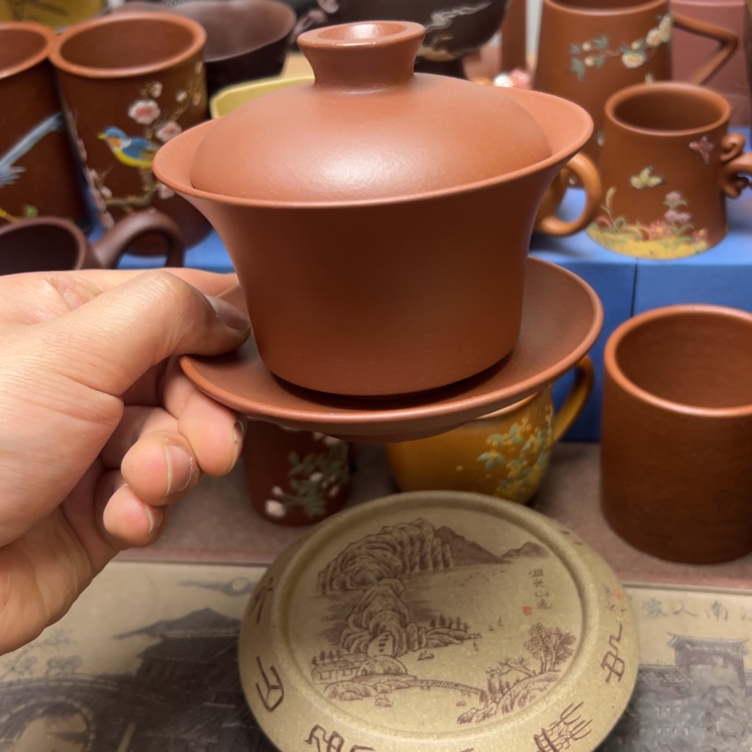 紫砂茶杯紫砂主人杯150cc