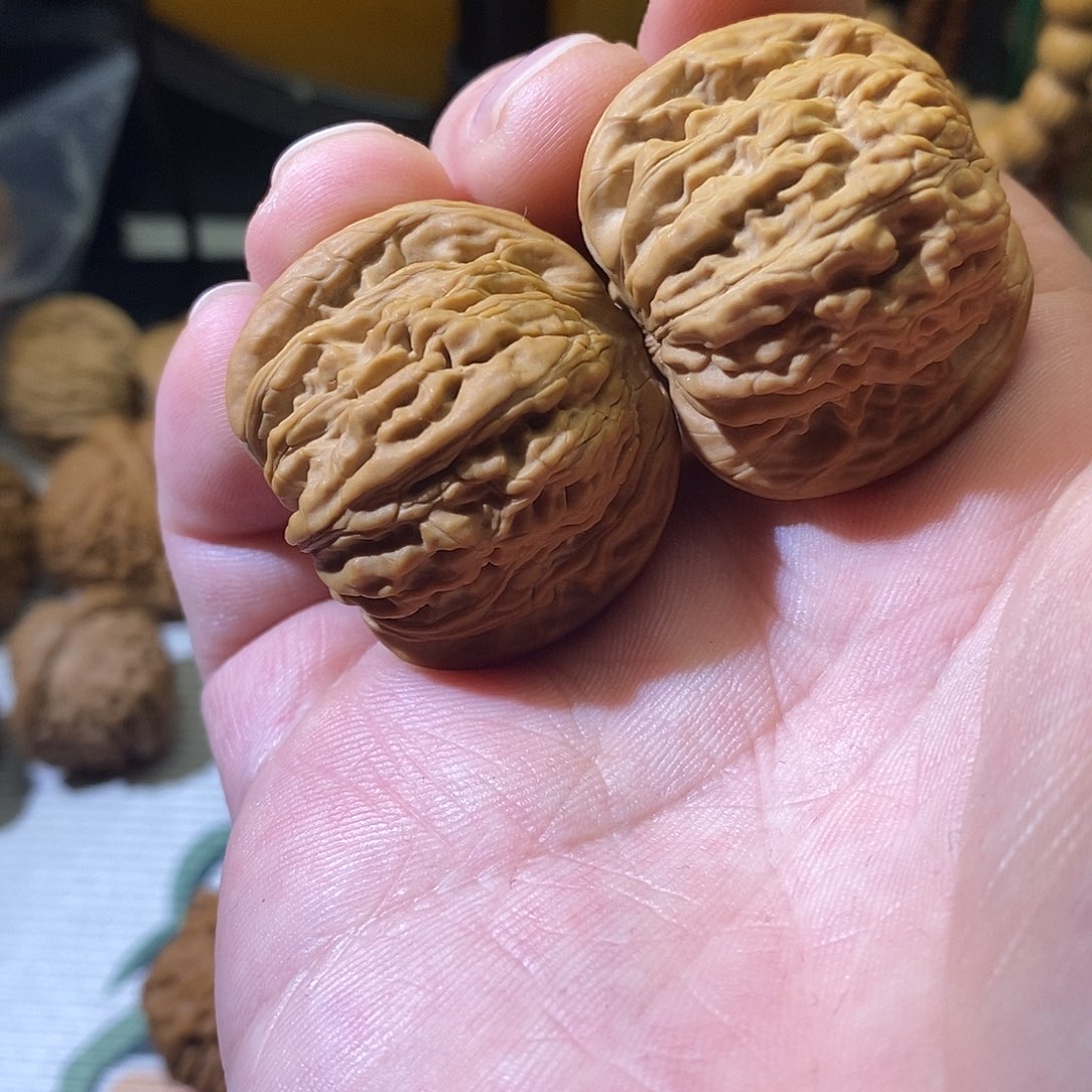 文玩核桃把件36尺全品汉高楼