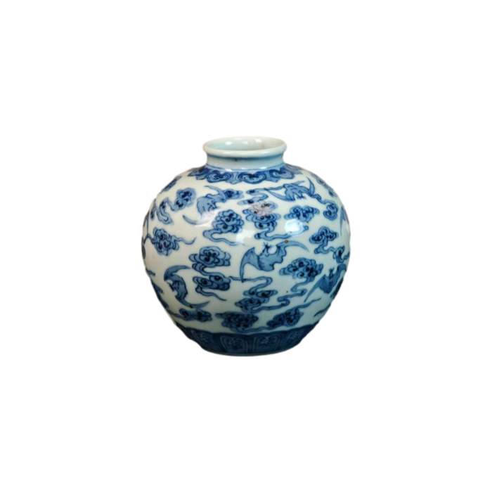 AS123 清乾隆青花水盂