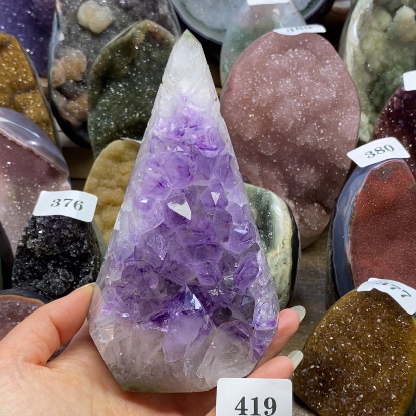 【闪购商品】未镶嵌大型摆件（非配饰）紫晶