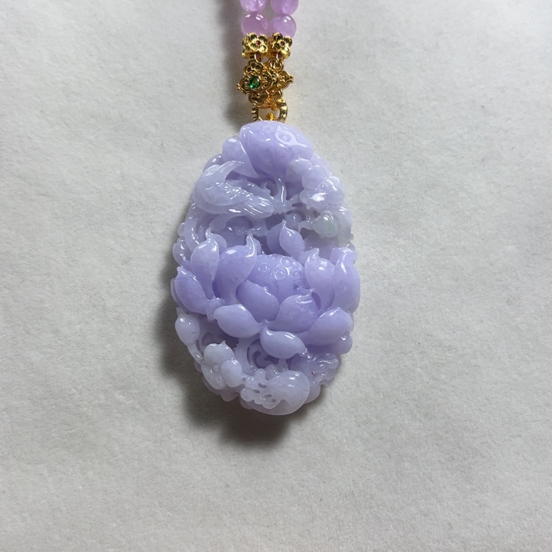 翡翠未镶嵌颈饰天然翡翠