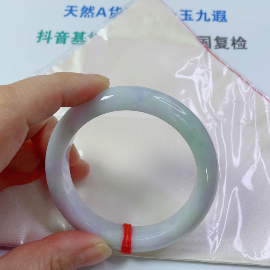 星***1翡翠未镶嵌手镯天然翡翠手镯57