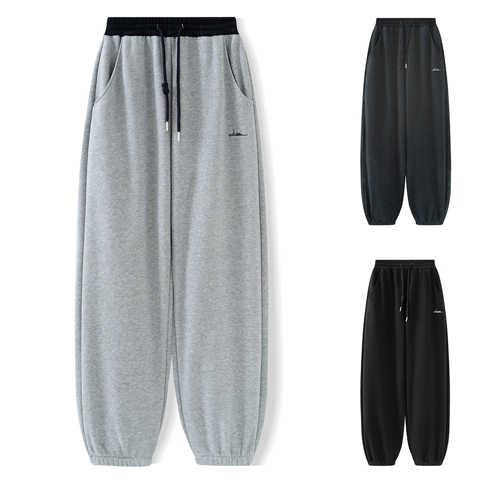 （加长裤）冬款加绒学生装裤子青少年运动裤初高中生休闲长裤7035