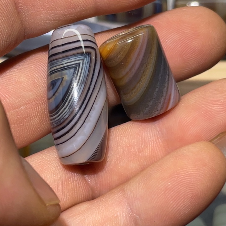 沙***萝玛瑙/玉髓未镶嵌颈饰