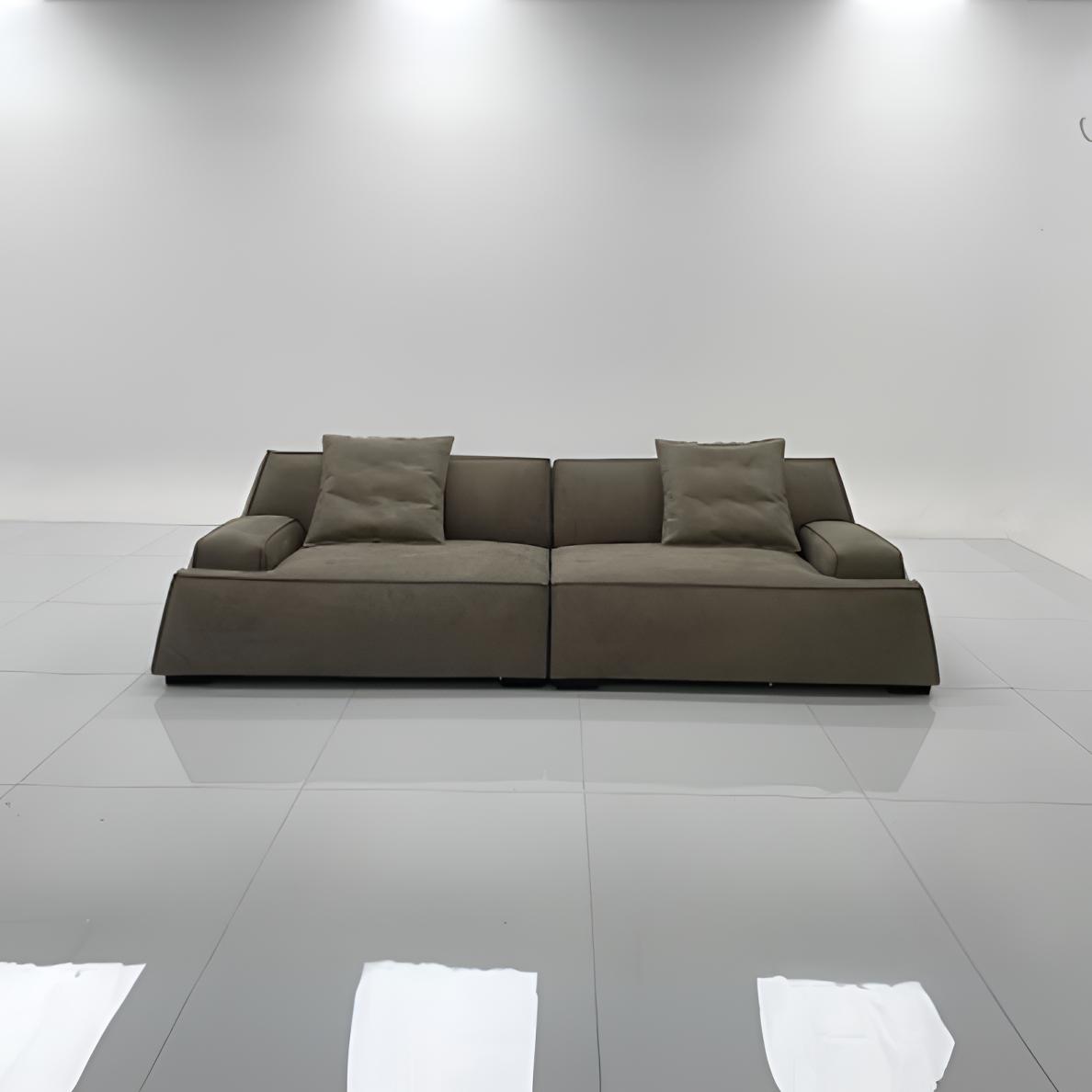 摩图玛莎凯撒罗马磨砂布大马士革小户型现代极简客厅沙发网红款