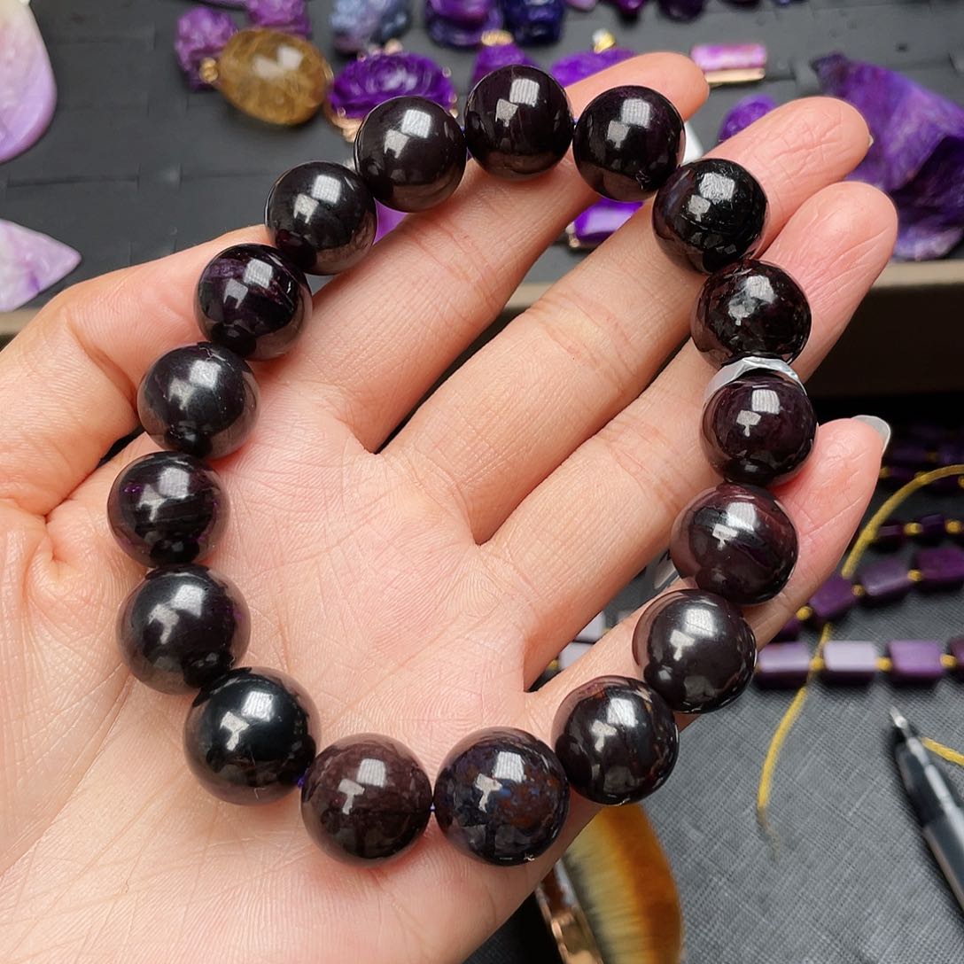 苏纪石（舒俱来）手链未镶嵌桃*