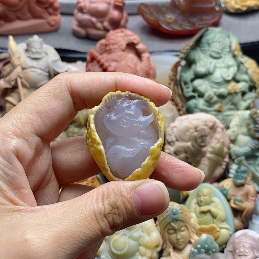 【闪购商品】未镶嵌吊坠定制玛瑙