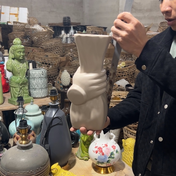 摆件高度30厘米口径10厘米微瑕捡漏