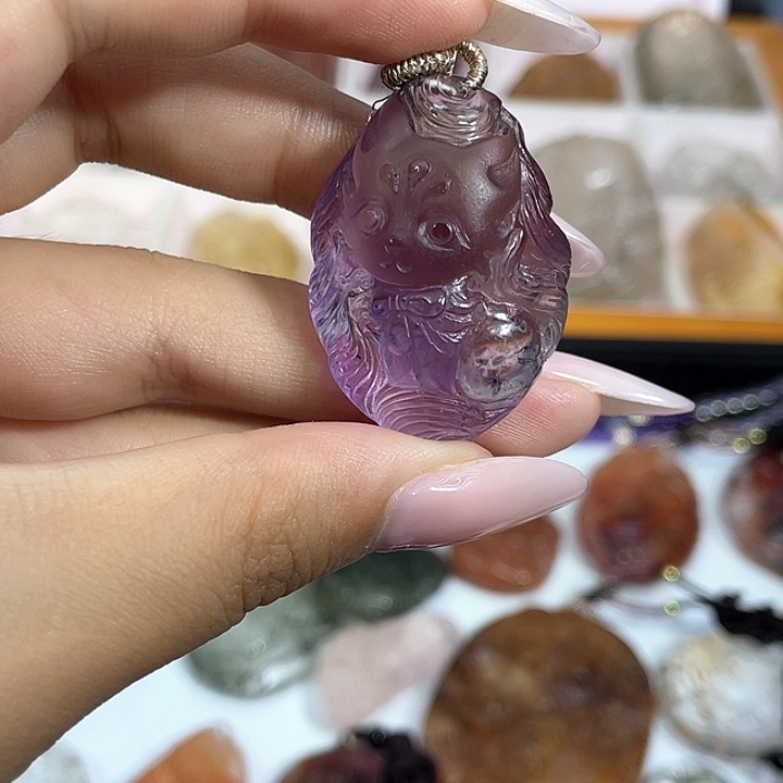 颈饰未镶嵌水晶天然