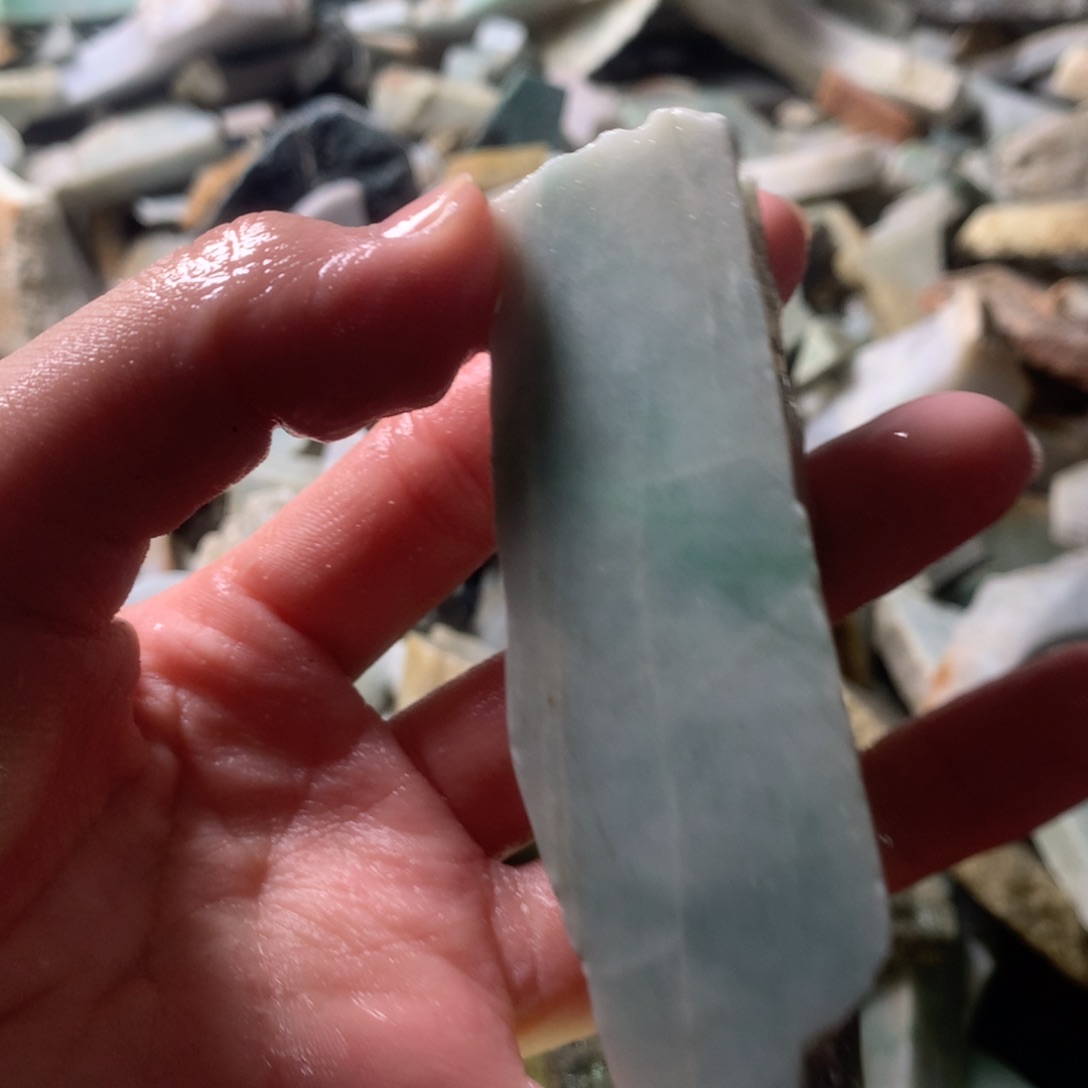 翡翠颈饰未镶嵌缅甸翡翠