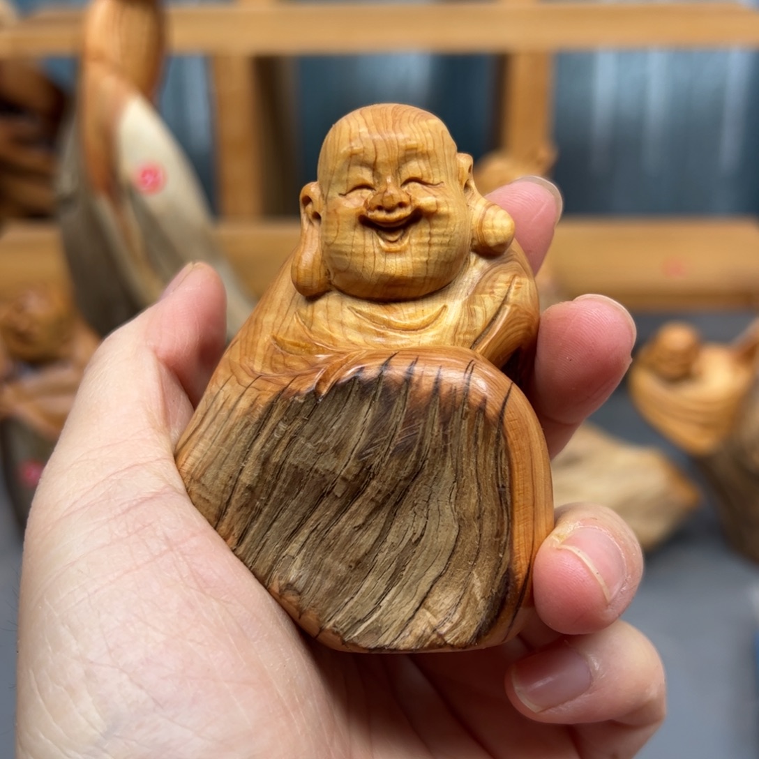 柏木崖柏木摆件手把件，7