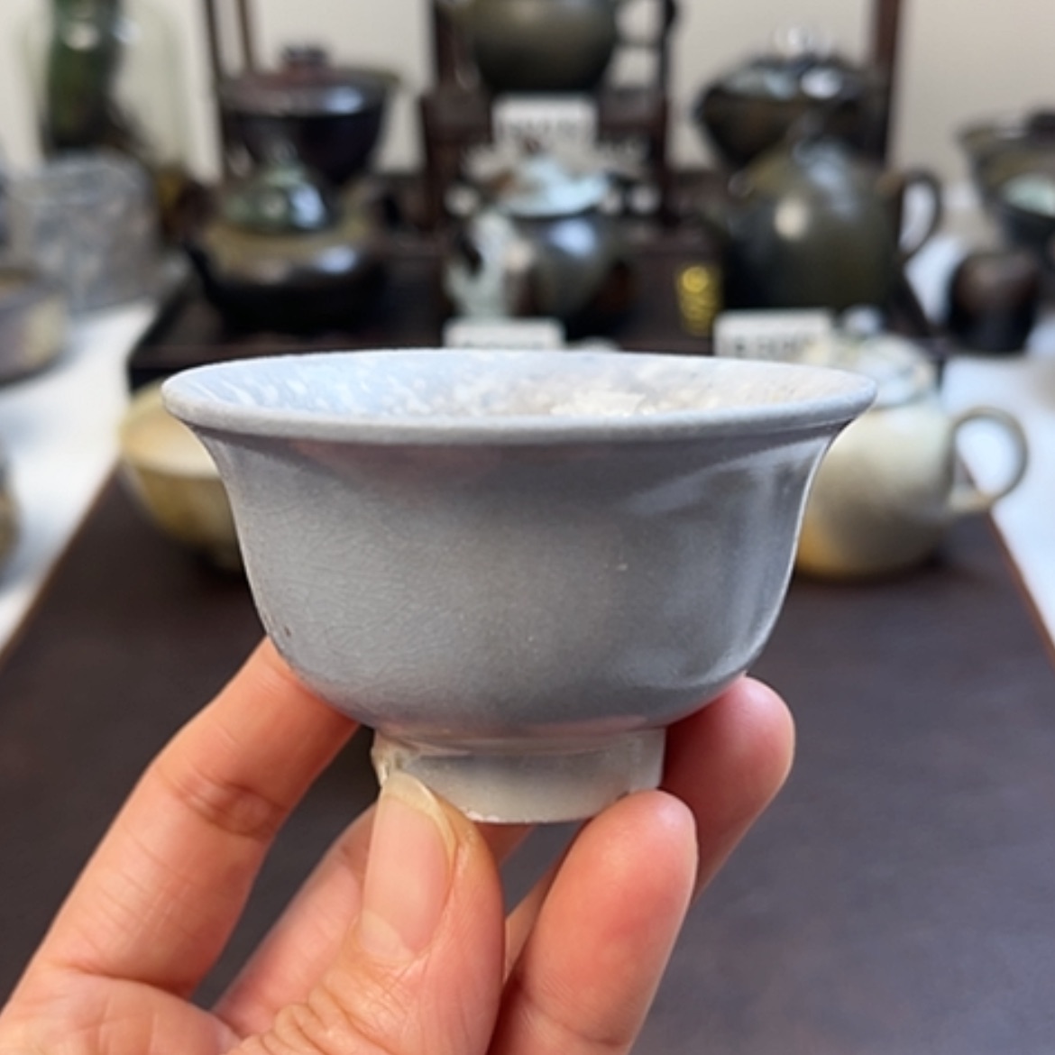 【闪购商品】法*柴烧茶具柴烧主人杯