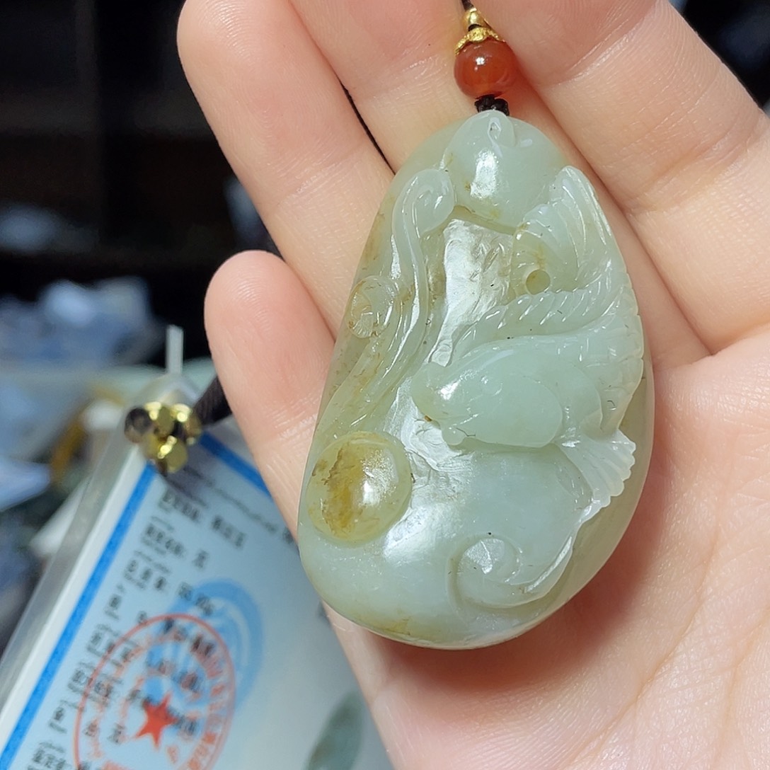 和田玉颈饰未镶嵌