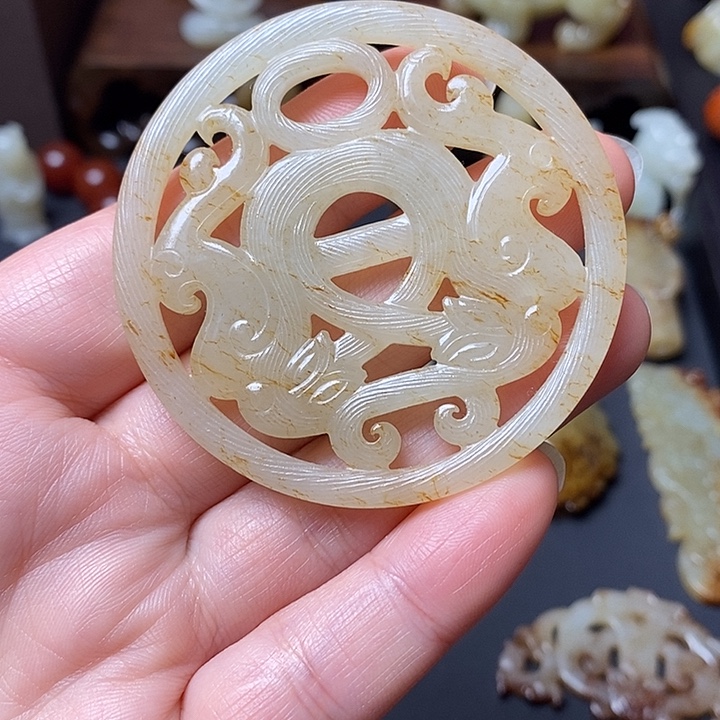 张***瓜和田玉（糖玉）未镶嵌挂件