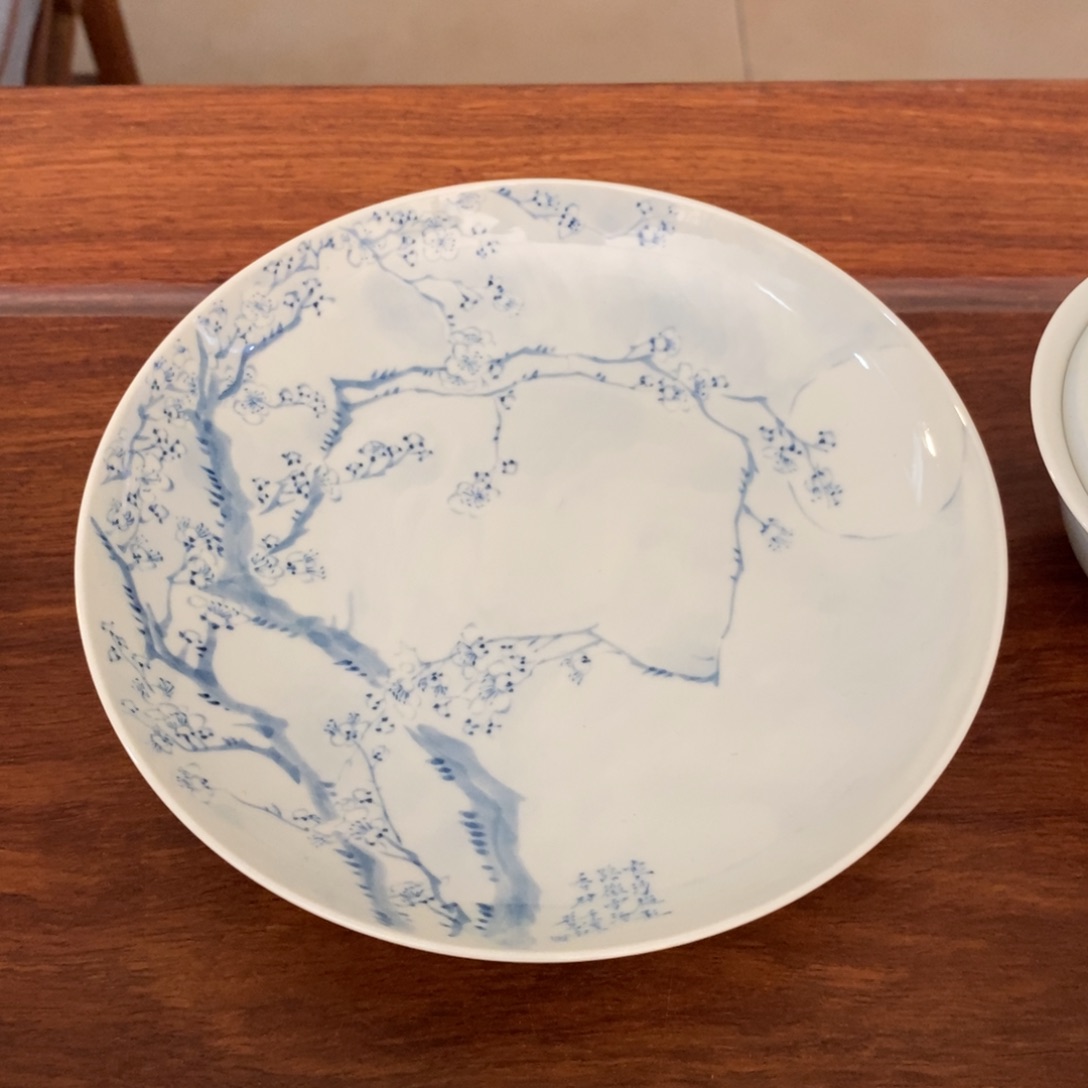 宋墨文人雅器古雪梅壶承