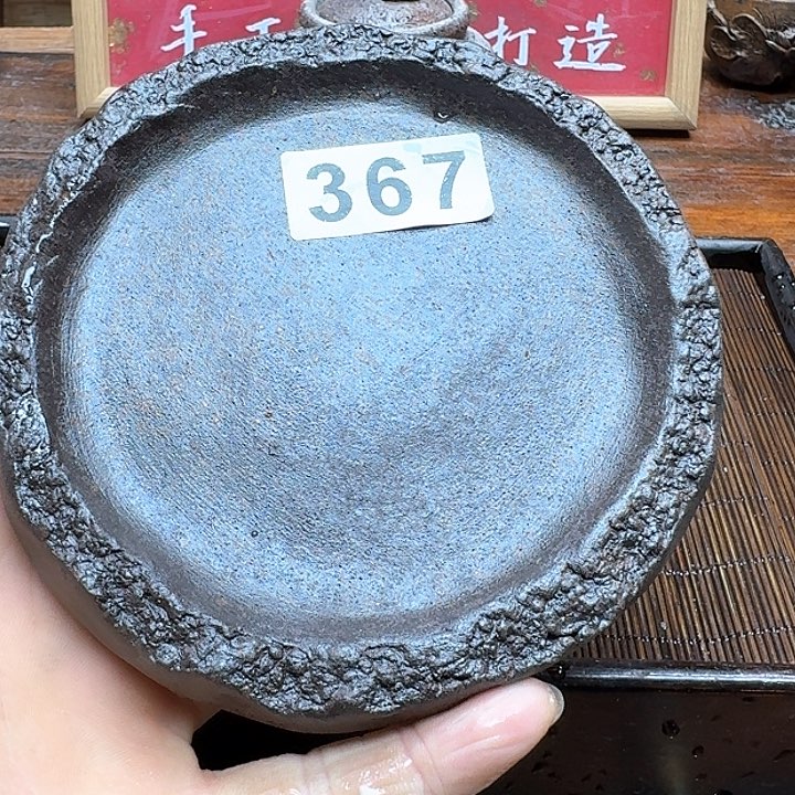 纯手工制作粗陶茶具