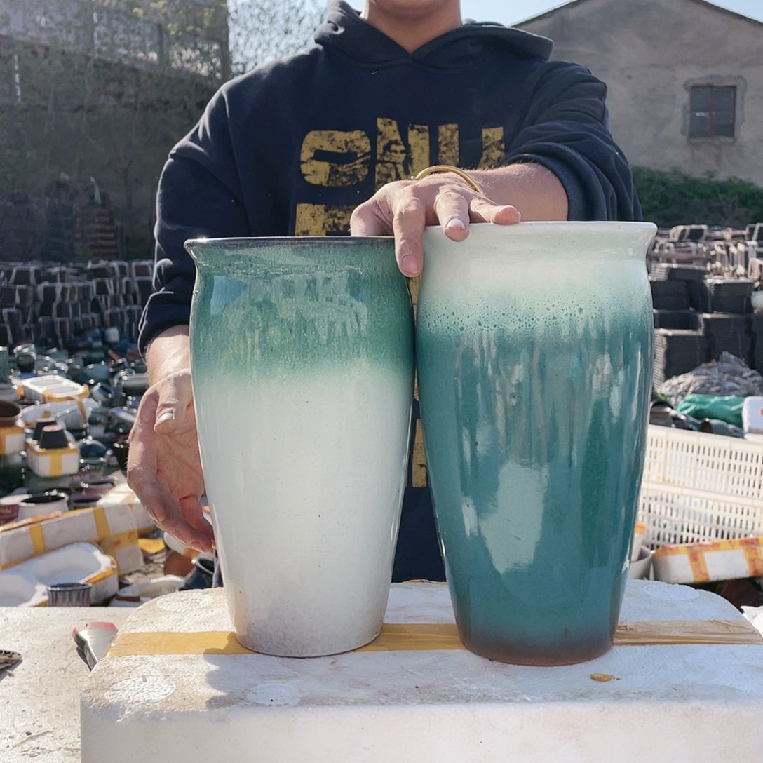 宜兴紫砂粗陶花盆