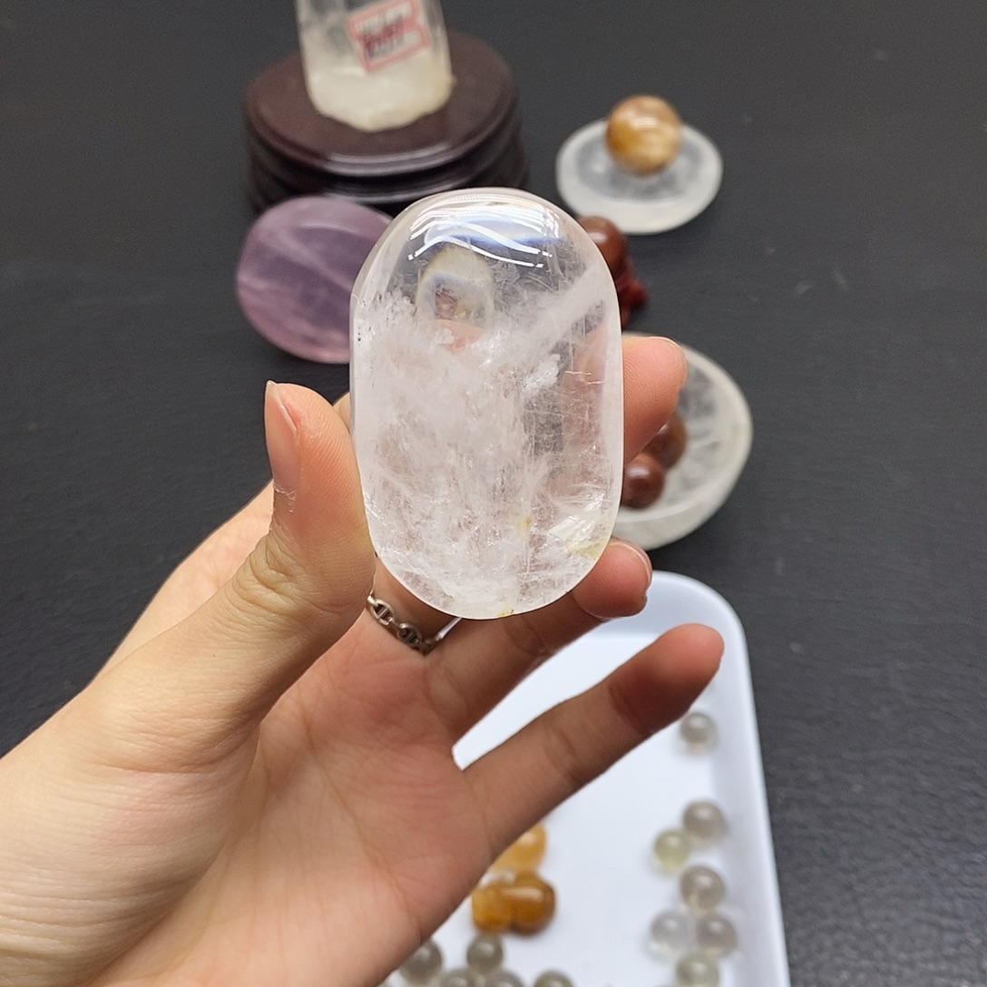 未镶嵌珠宝半成品水晶335水晶石