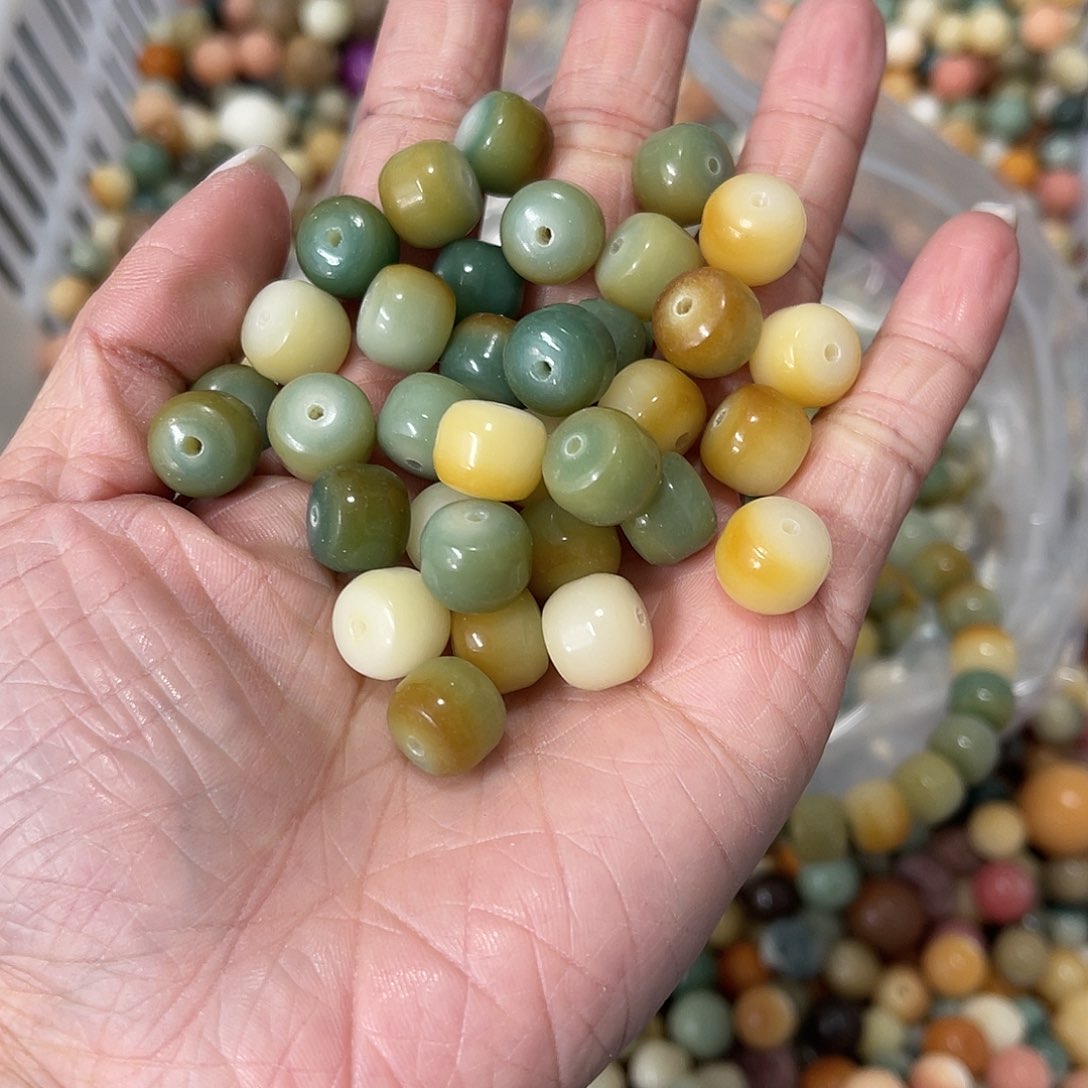 白玉菩提吊坠C/11mm/20+20颗