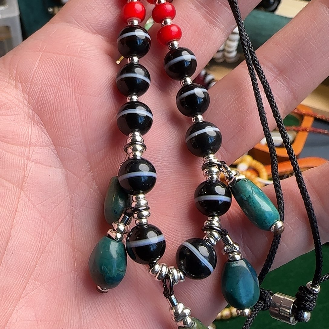 玛瑙/玉髓未镶嵌颈饰药师项链定制款